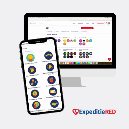 ExpeditieRED platform en Badge Wallet app